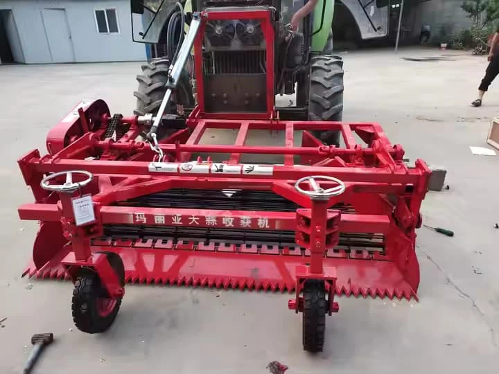 Traktor mini pemasangan bawang putih singkong manis murphy sectional garlic garlic